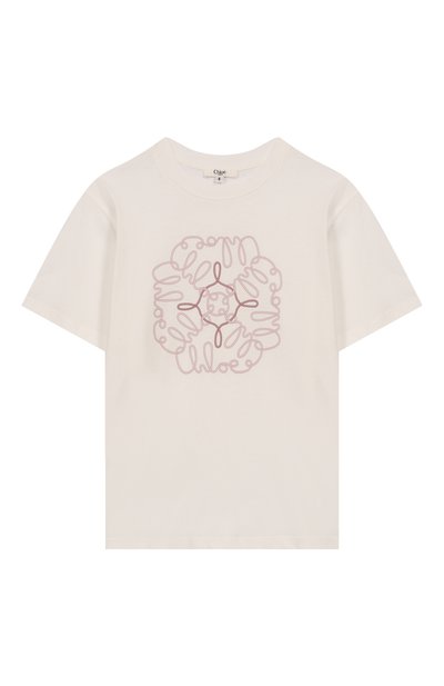 Хлопковая футболка CHLOÉ, арт. C20651