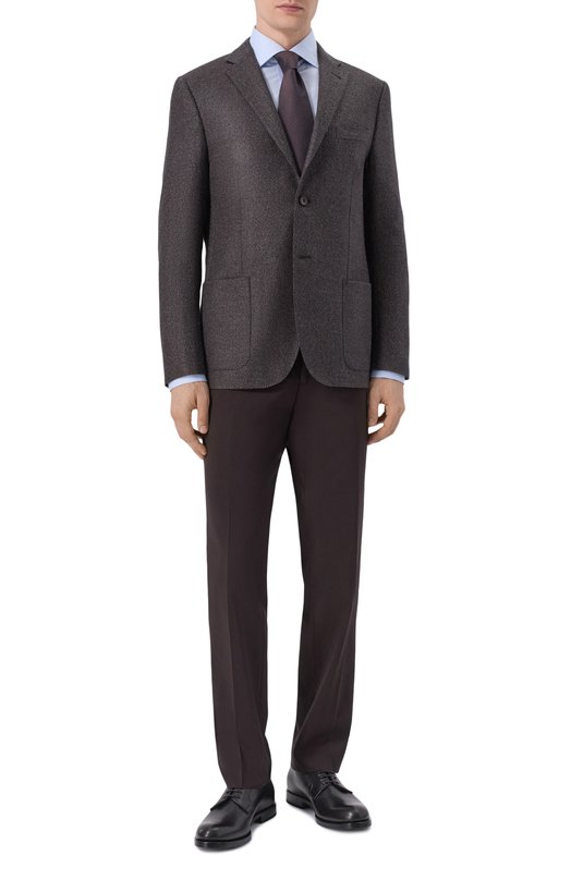 Шерстяные брюки Berwich SC/1/FA1755X Коричневый  SC/1/FA1755X Фото 2