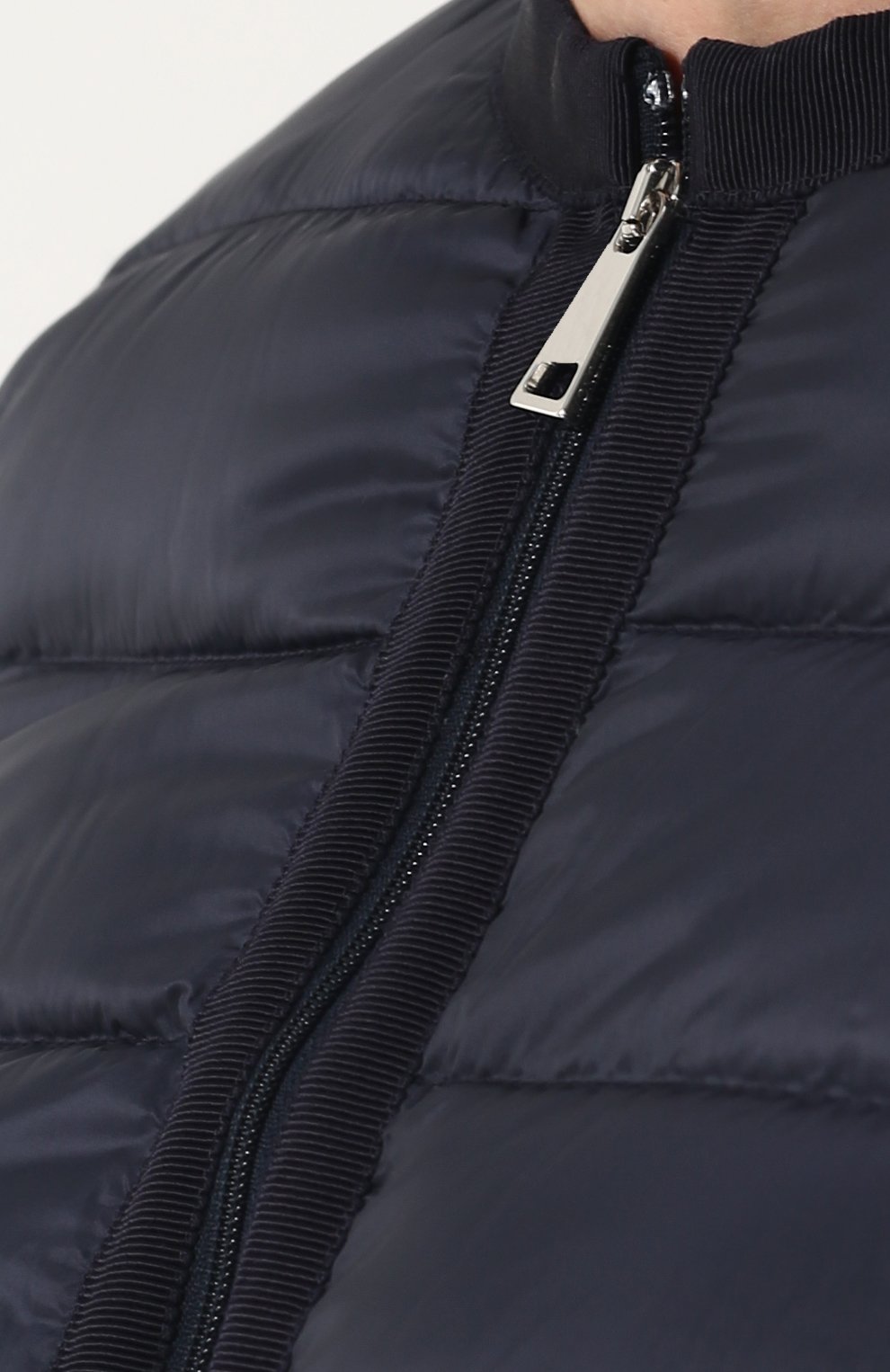 Стеганый пуховик на молнии с круглым вырезом MONCLER, арт. D1-093-49322-94-53048, фото 5