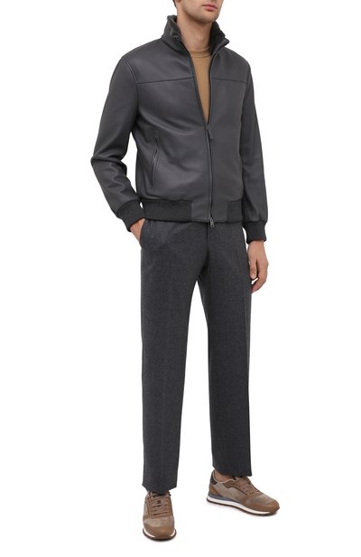 Кожаный бомбер BRIONI, арт. PLZ40L/P7708, фото 2