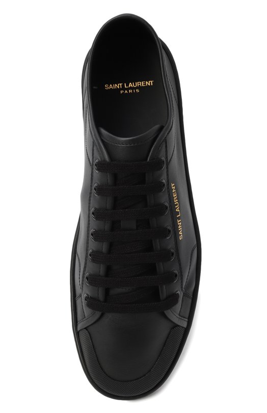 Кожаные кеды Court Classic SL/39 Saint Laurent 820087/00N00 Чёрный  820087/00N00 Фото 6