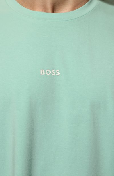 Хлопковая футболка BOSS ORANGE, арт. 50473278, фото 5