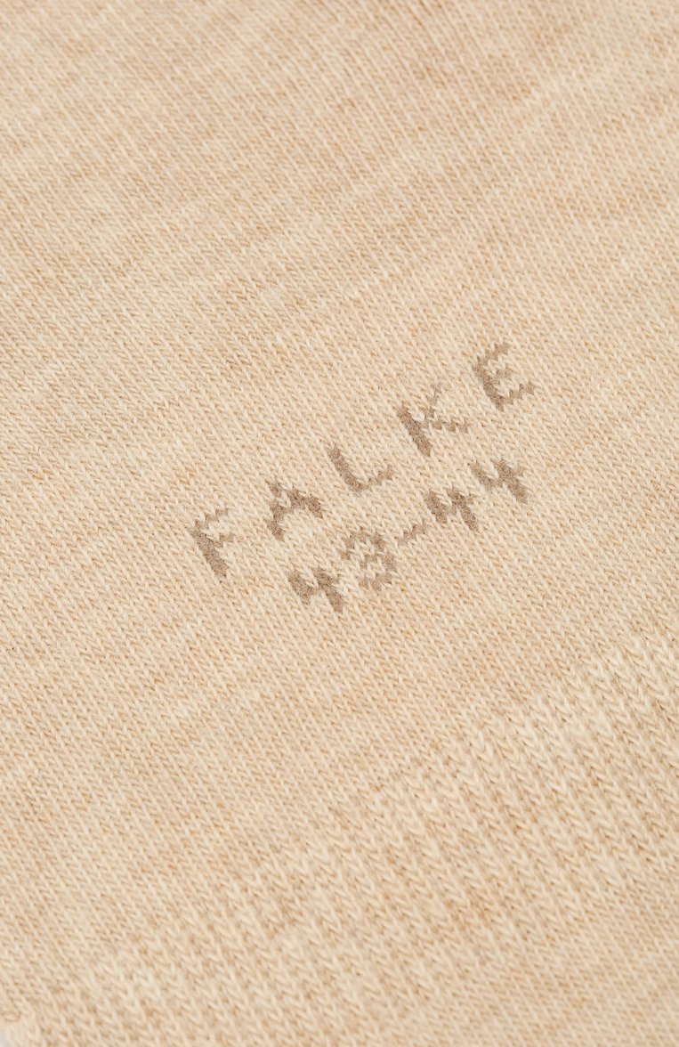 Мужские хлопковые подследники FALKE бежевого цвета, арт. 14624 | Фото 2 (Материал внешний: Хлопок; Кросс-КТ: бельё; Статус проверки: Проверена категория; Нос: Не проставлено)