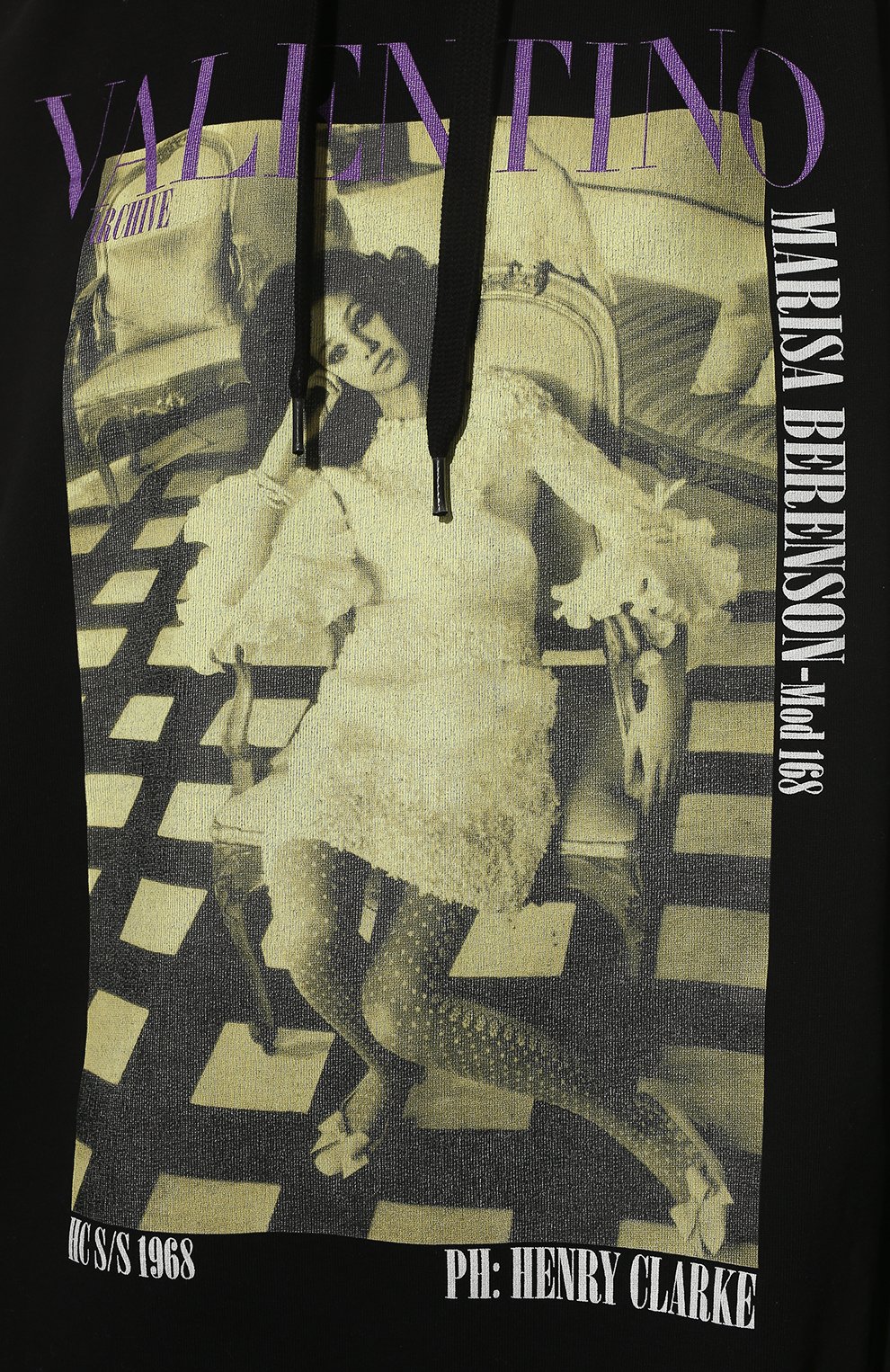 Хлопковое худи VALENTINO, арт. XB0MF17J75N, фото 5