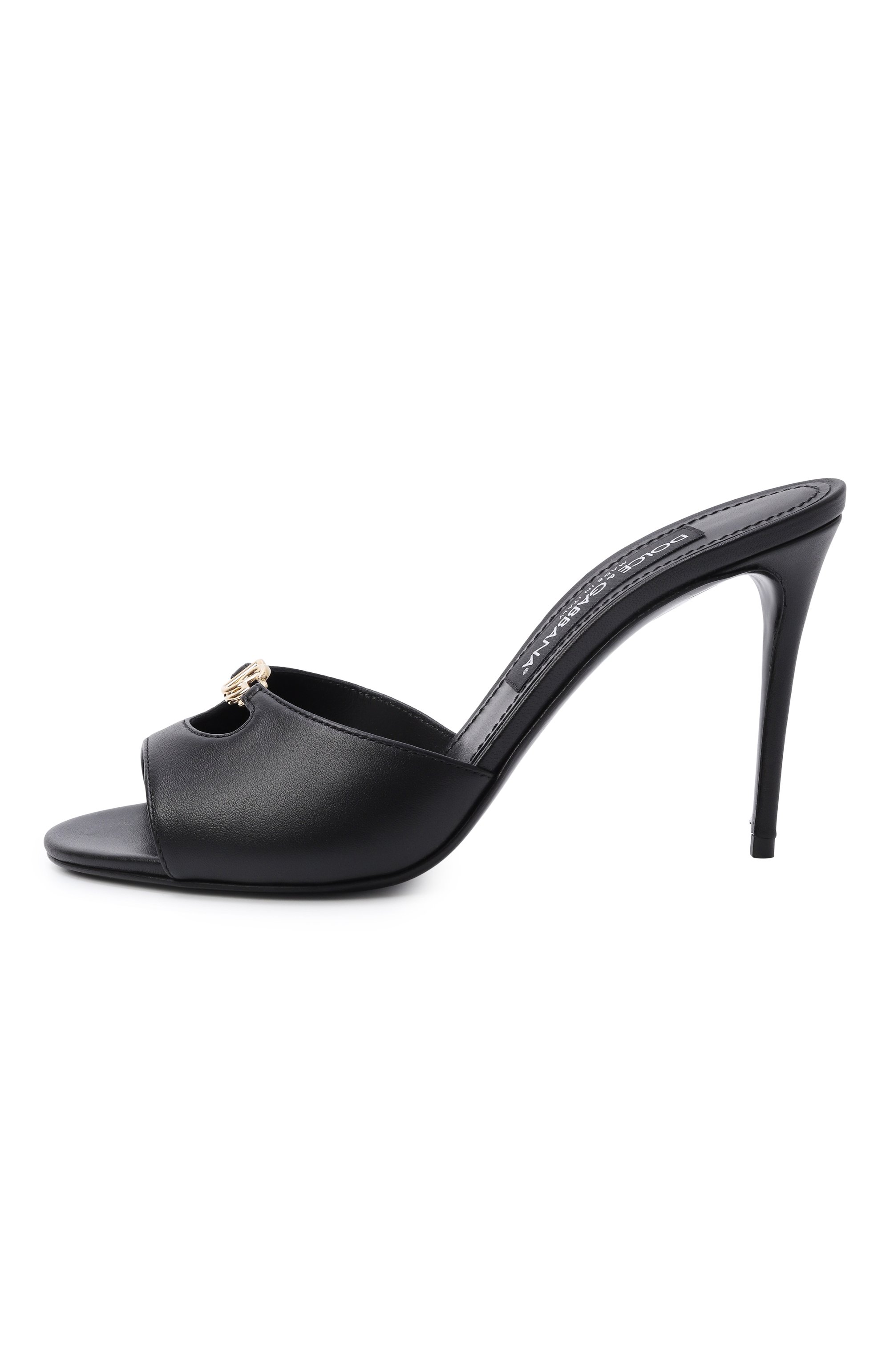 Кожаные мюли keira 85 DOLCE & GABBANA, арт. CR1978/A1953, фото 4