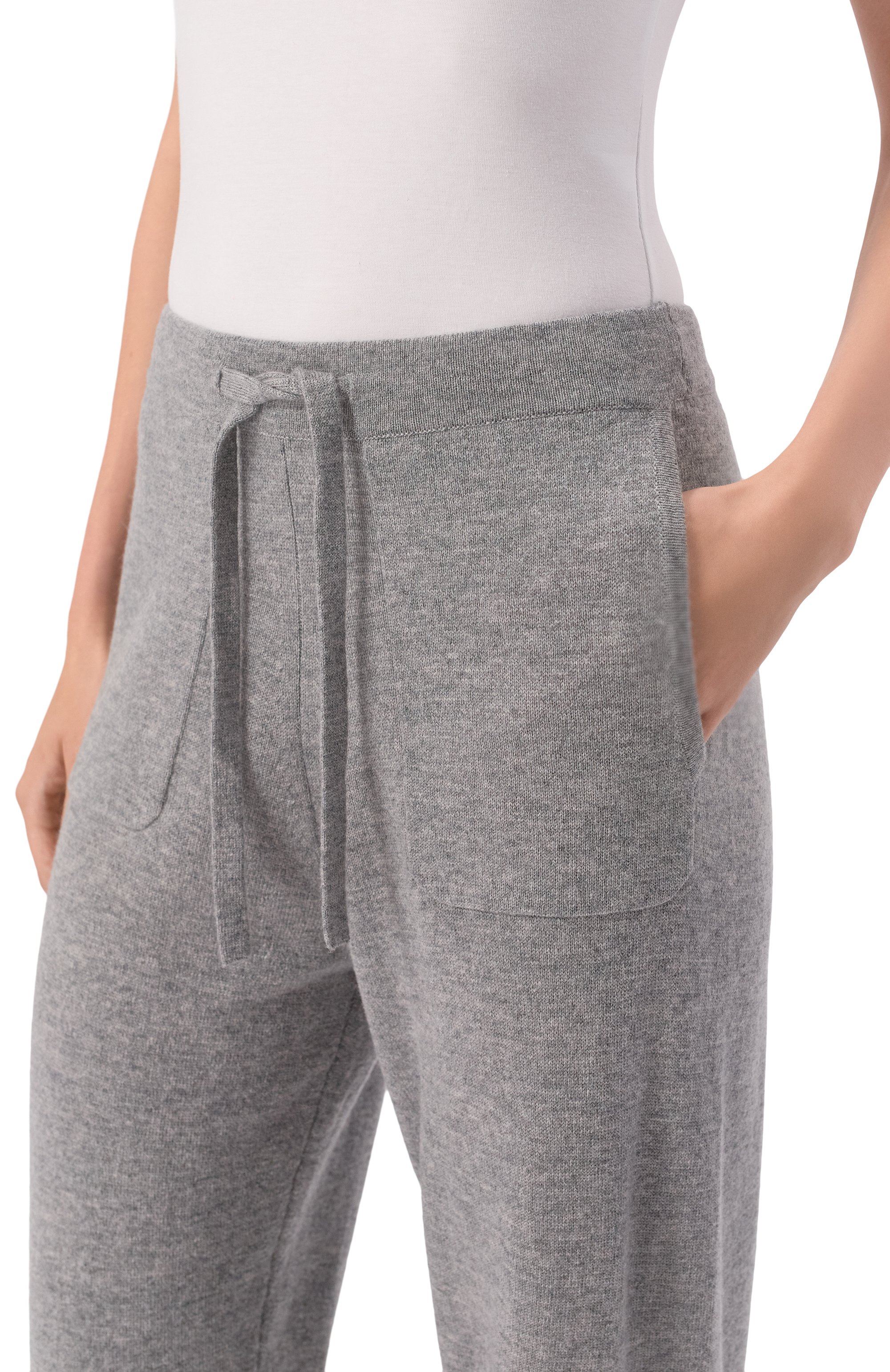 Джоггеры из шерсти и кашемира ALLUDE, арт. 255/17708, фото 5