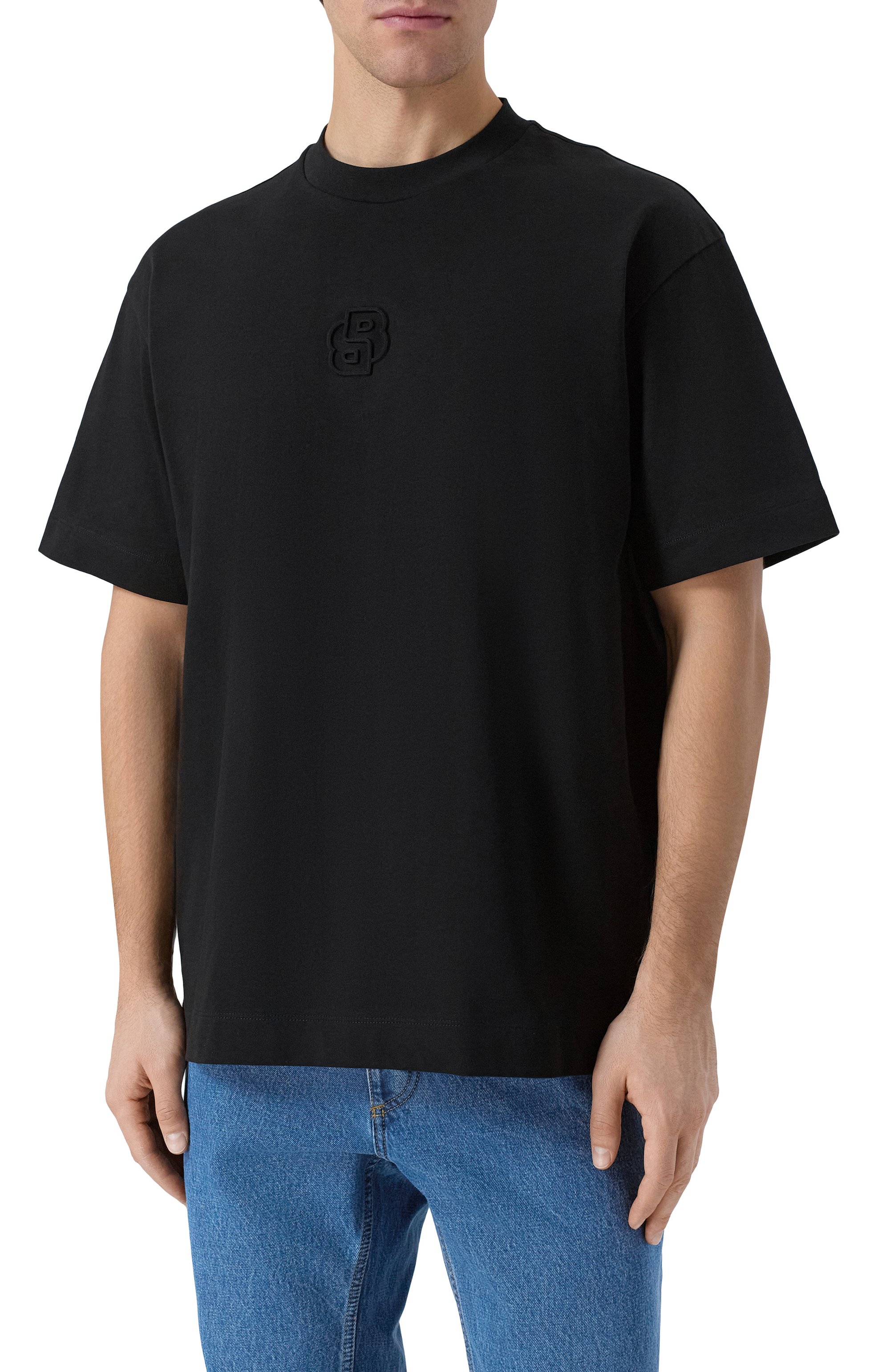 Хлопковая футболка BOSS, арт. 50555106, фото 3