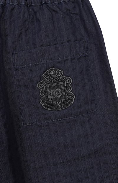 Джинсовые шорты DOLCE & GABBANA темно-синего цвета по цене 41750 руб., арт. L44Q10/LDD54, фото 3 Джинсовые шорты DOLCE & GABBANA, арт. L44Q10/LDD54, фото 3