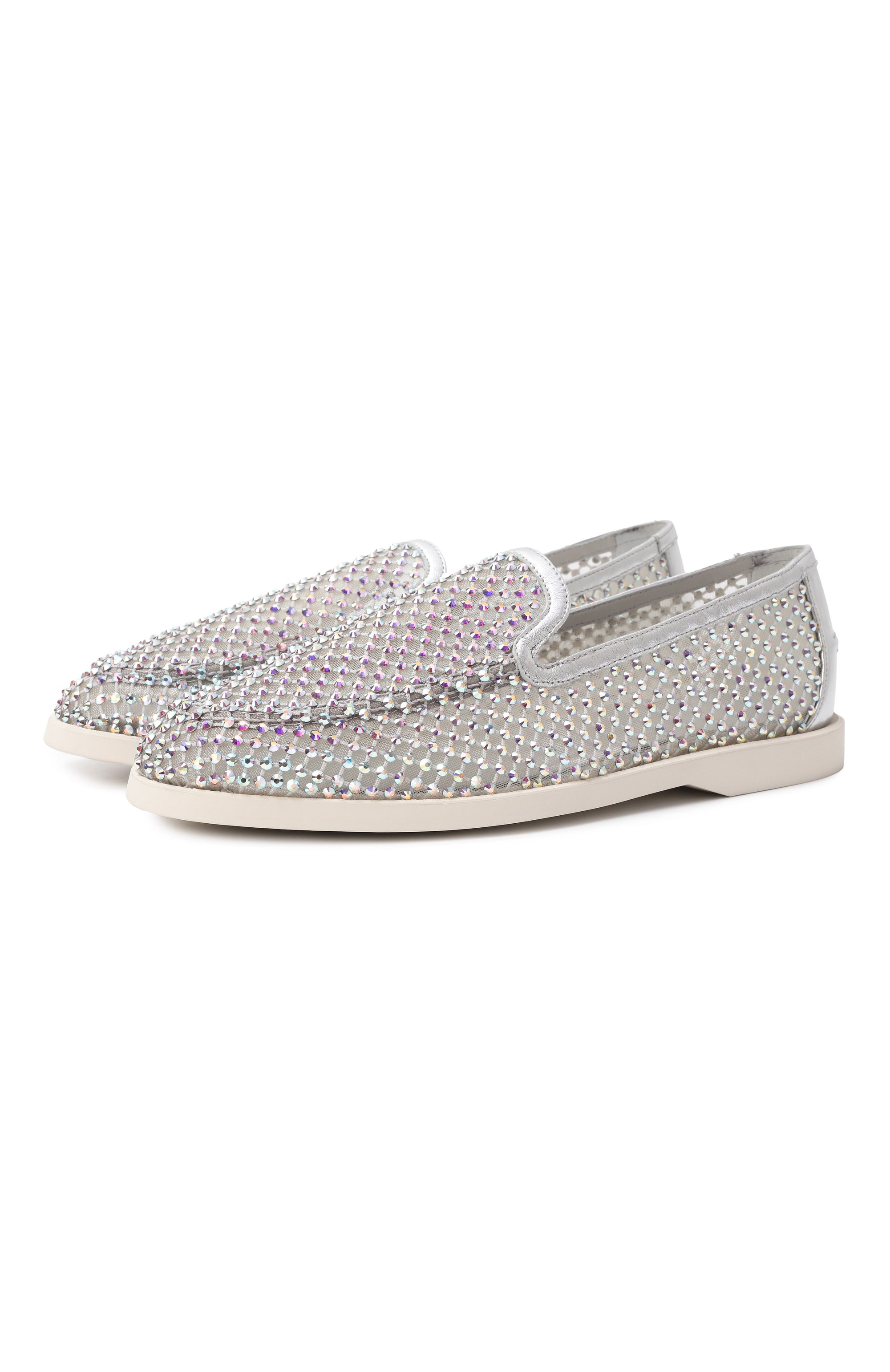 Текстильные лоферы gilda LE SILLA, арт. 6123Y020MGPPGRE/982, фото 1