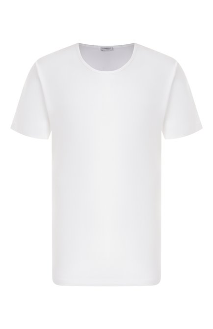 Мужская хлопковая футболка ZIMMERLI белого цвета по цене 0 руб., арт. 286-1441/XXL | Фото 1