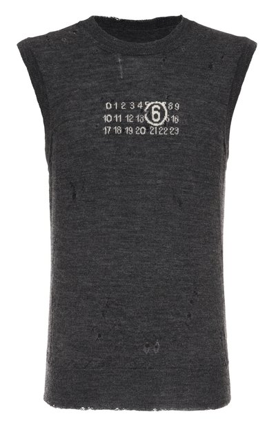 Мужской шерстяной жилет MM6, арт. SH0FB0017/M13134