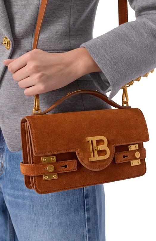 Сумка B-Buzz 24 Balmain GN1DA828/LSDL Коричневый  GN1DA828/LSDL Фото 2