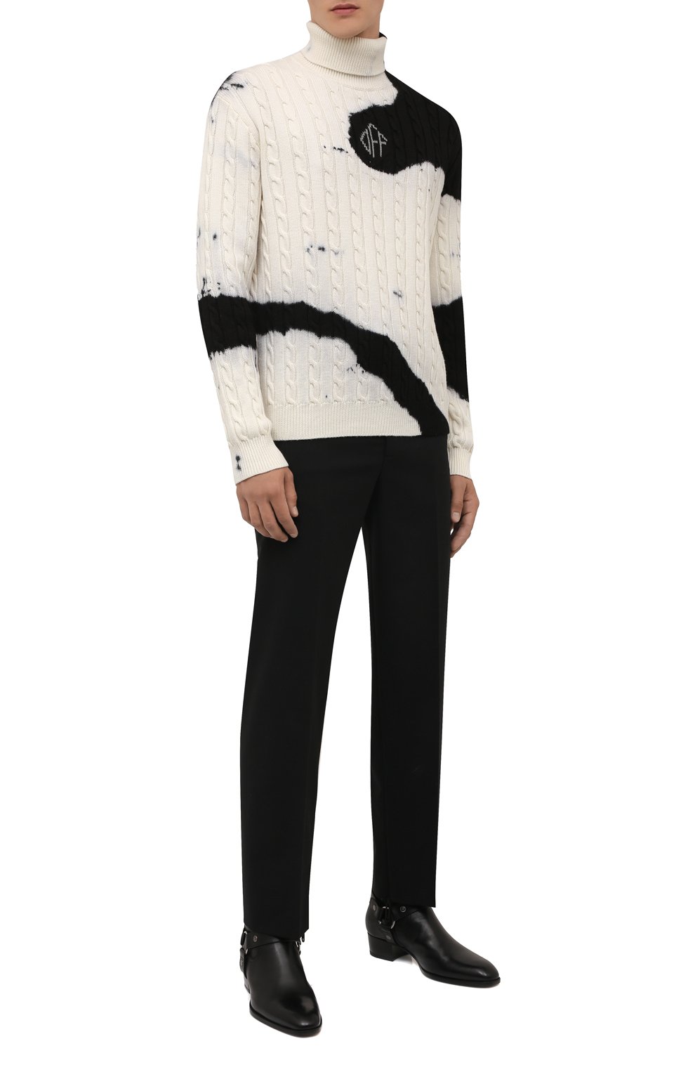 Шерстяной свитер OFF-WHITE, арт. 0MHF033F21KNI002, фото 2