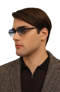 Женские солнцезащитные очки SATO EYEWEAR голубого цвета, арт. TEREBELLUM I/S607 | Фото 3 (Нос: Не проставлено; Региональные ограничения белый список (Axapta Mercury): Не проставлено; Тип очков: С/з; Материал: Металл; Кросс-КТ: С/з-унисекс; Очки форма: Безоправные, Круглые; Оптика Гендер: оптика-женское)