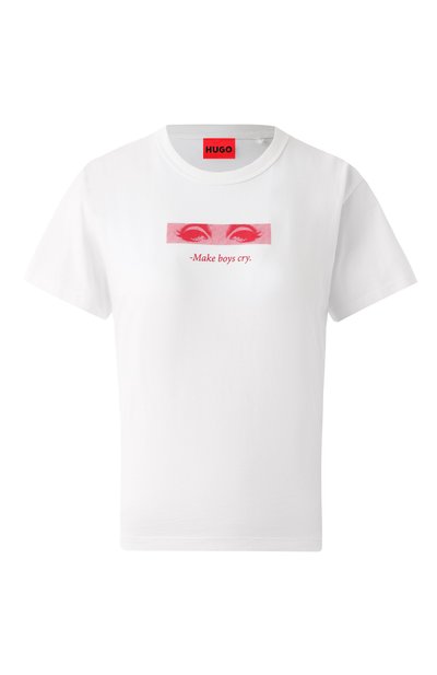 Женская хлопковая футболка HUGO, арт. 50534246