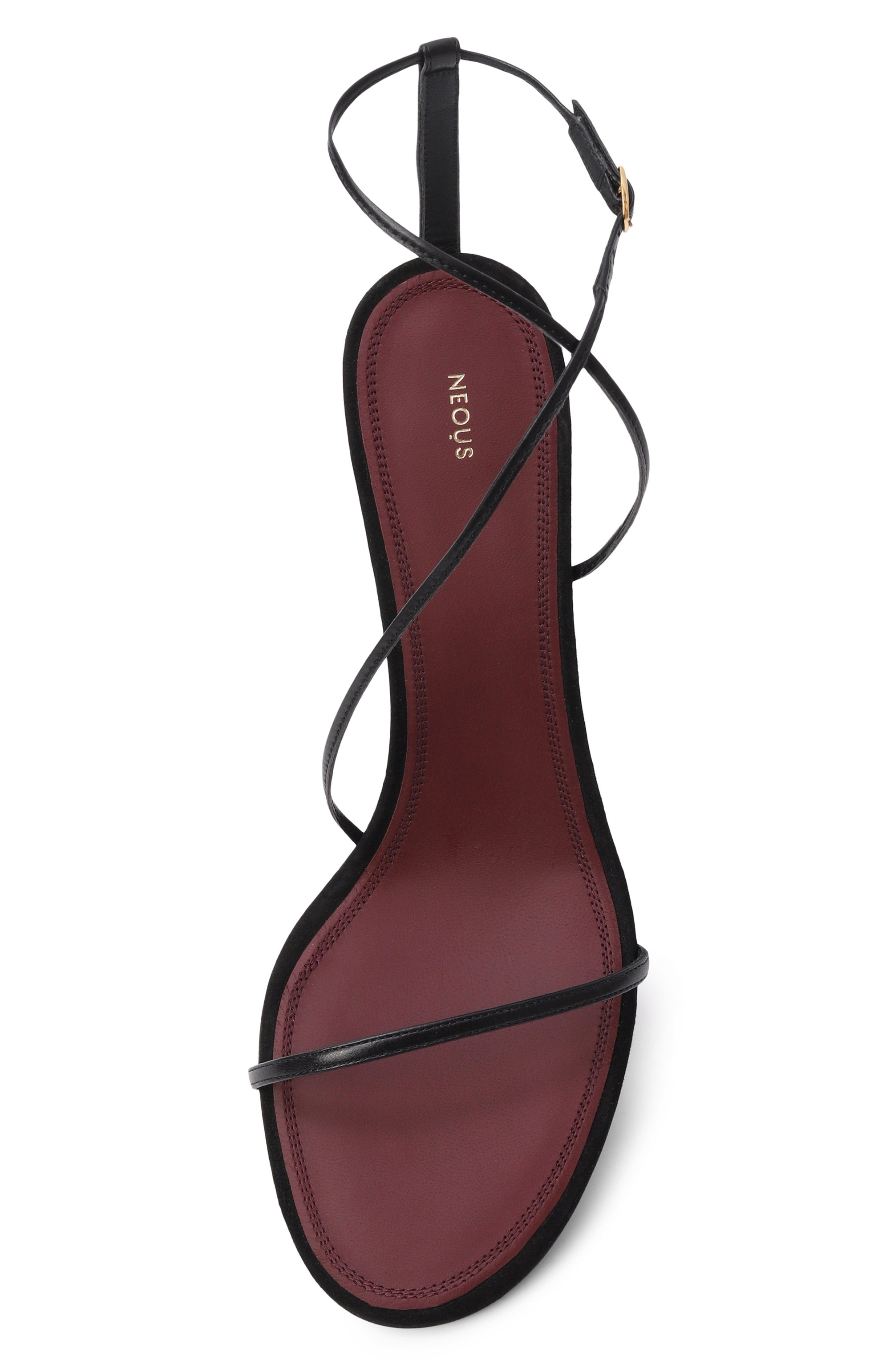 Кожаные босоножки chamu 80 NEOUS черного цвета по цене 82700 руб., арт. 00520N01/LEATHER, фото 6 Кожаные босоножки chamu 80 NEOUS, арт. 00520N01/LEATHER, фото 6