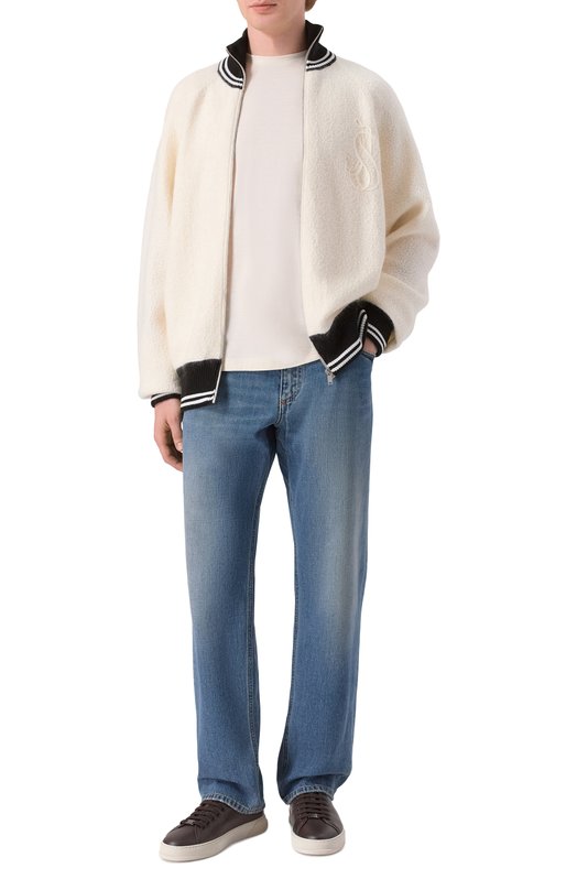 Кожаные кеды Cube Ferragamo 029773/784 Коричневый  029773/784 Фото 2