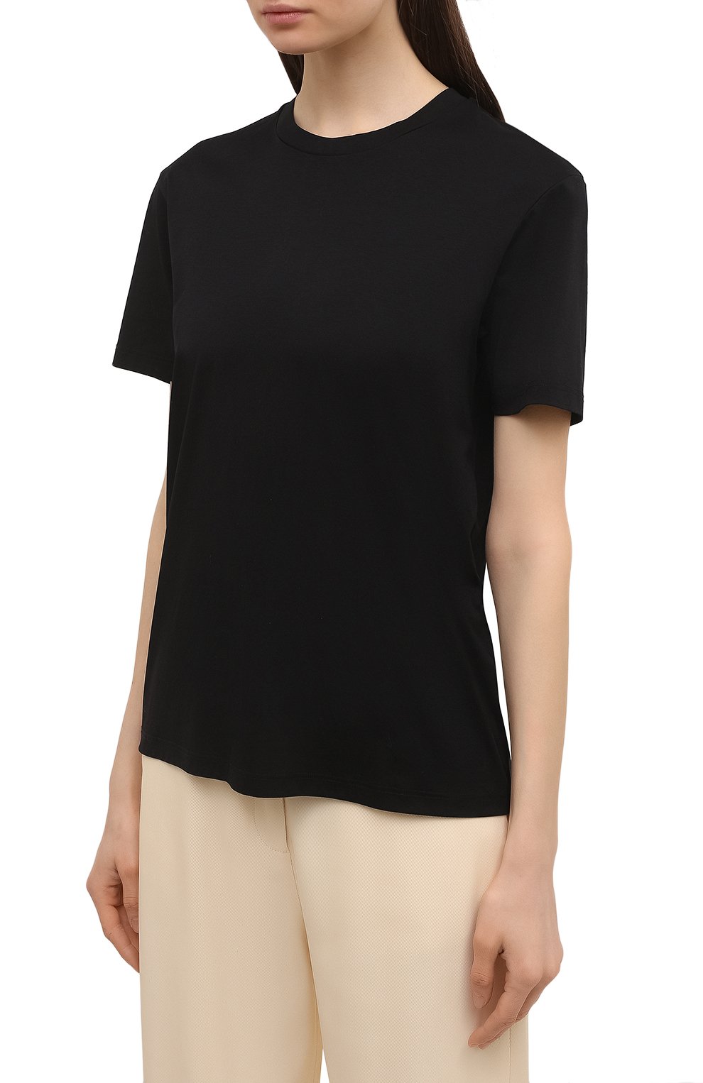 Хлопковая футболка JIL SANDER, арт. JSPS705002-WS247608, фото 3