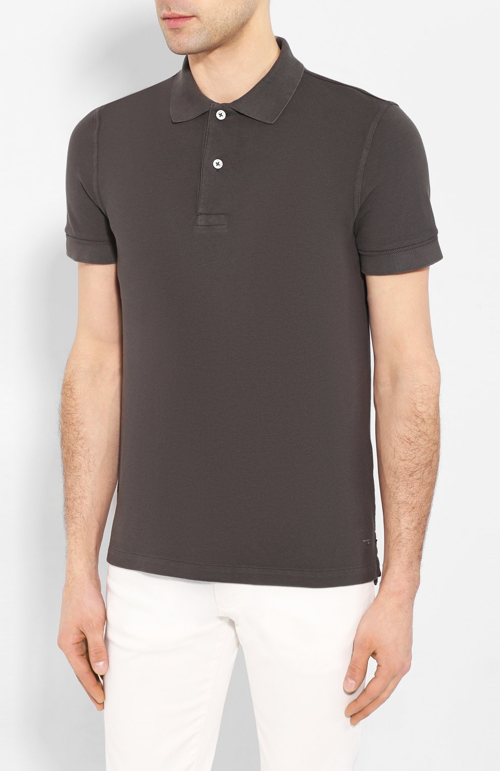 Хлопковое поло TOM FORD, арт. BU266/TFJ982, фото 3
