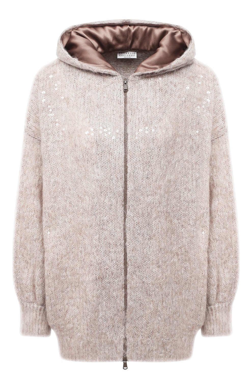 Шерстяной кардиган BRUNELLO CUCINELLI бежевого цвета по цене 393500 руб., арт. M9M587016, фото 1 Шерстяной кардиган BRUNELLO CUCINELLI, арт. M9M587016, фото 1