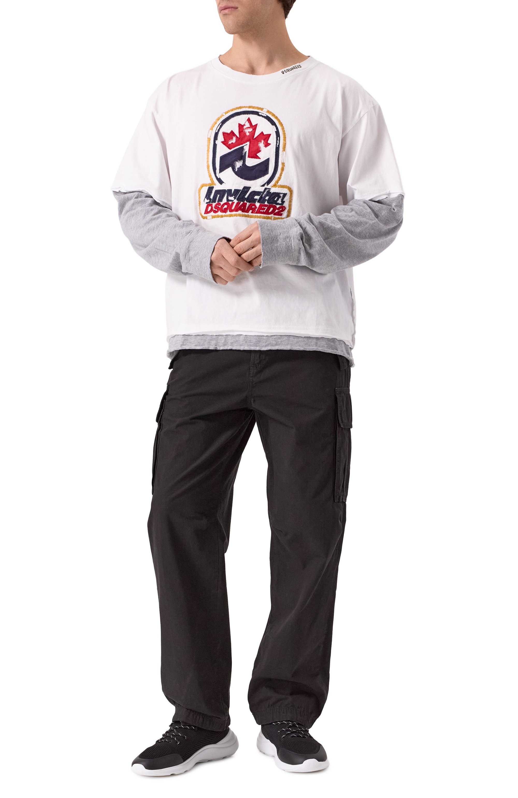 Хлопковые брюки-карго HUGO BLUE, арт. 50535406, фото 2