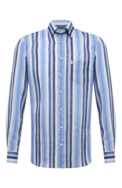 Мужская льняная рубашка ZILLI, арт. MFX-3192-7350/0002