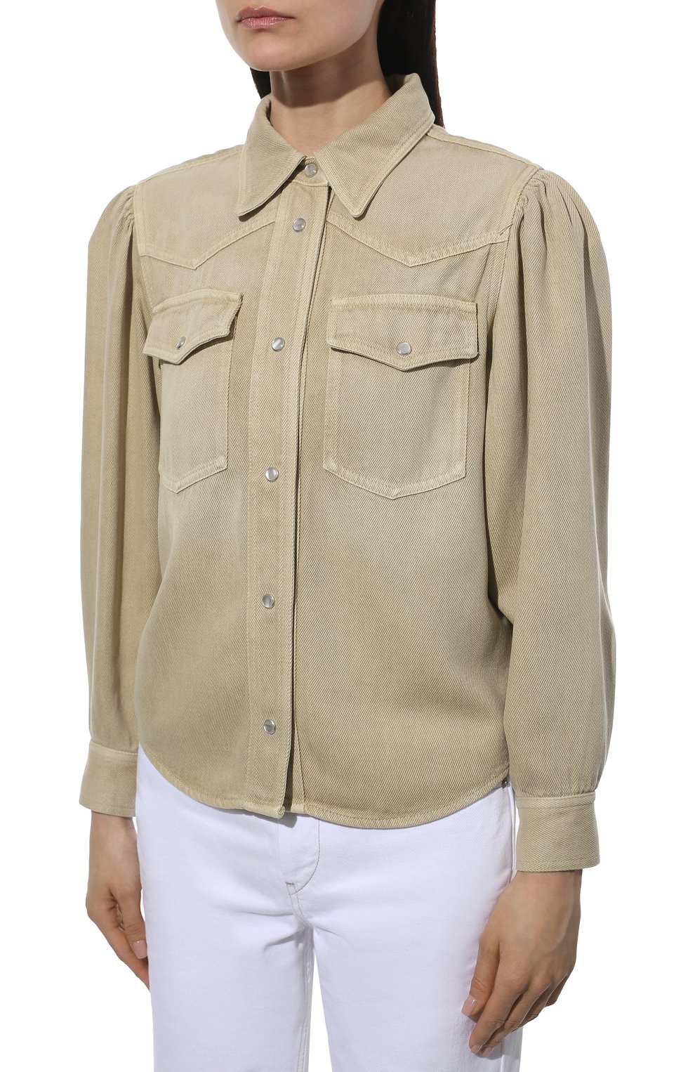 Джинсовая рубашка ISABEL MARANT ETOILE, арт. CH0802-22P021E/TAHISLI, фото 3