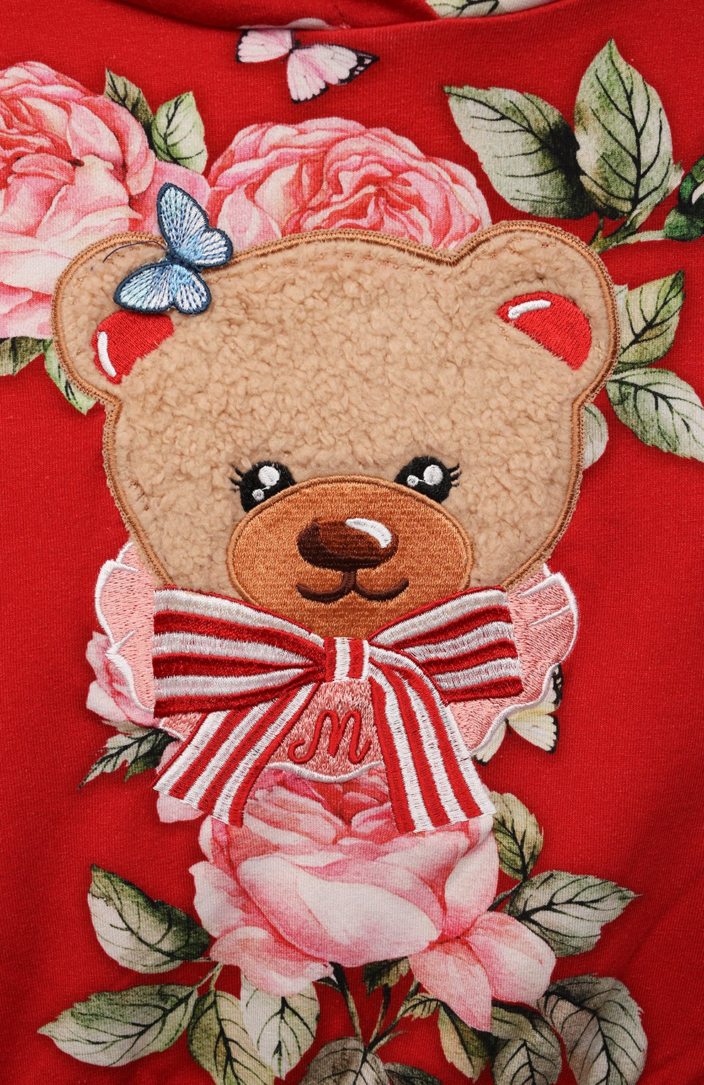 Хлопковое худи MONNALISA, арт. 198608SJ, фото 3