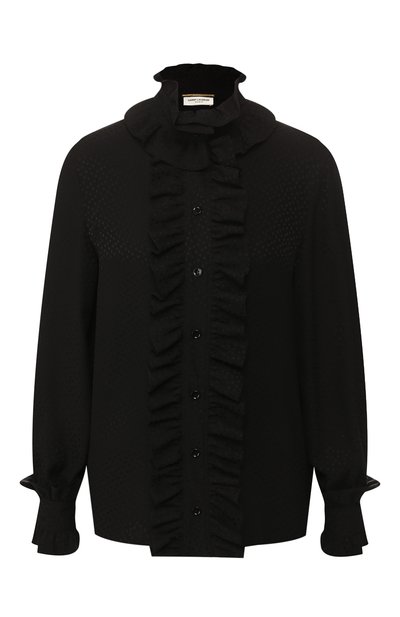 Женская шелковая блузка SAINT LAURENT, арт. 563085/Y334T