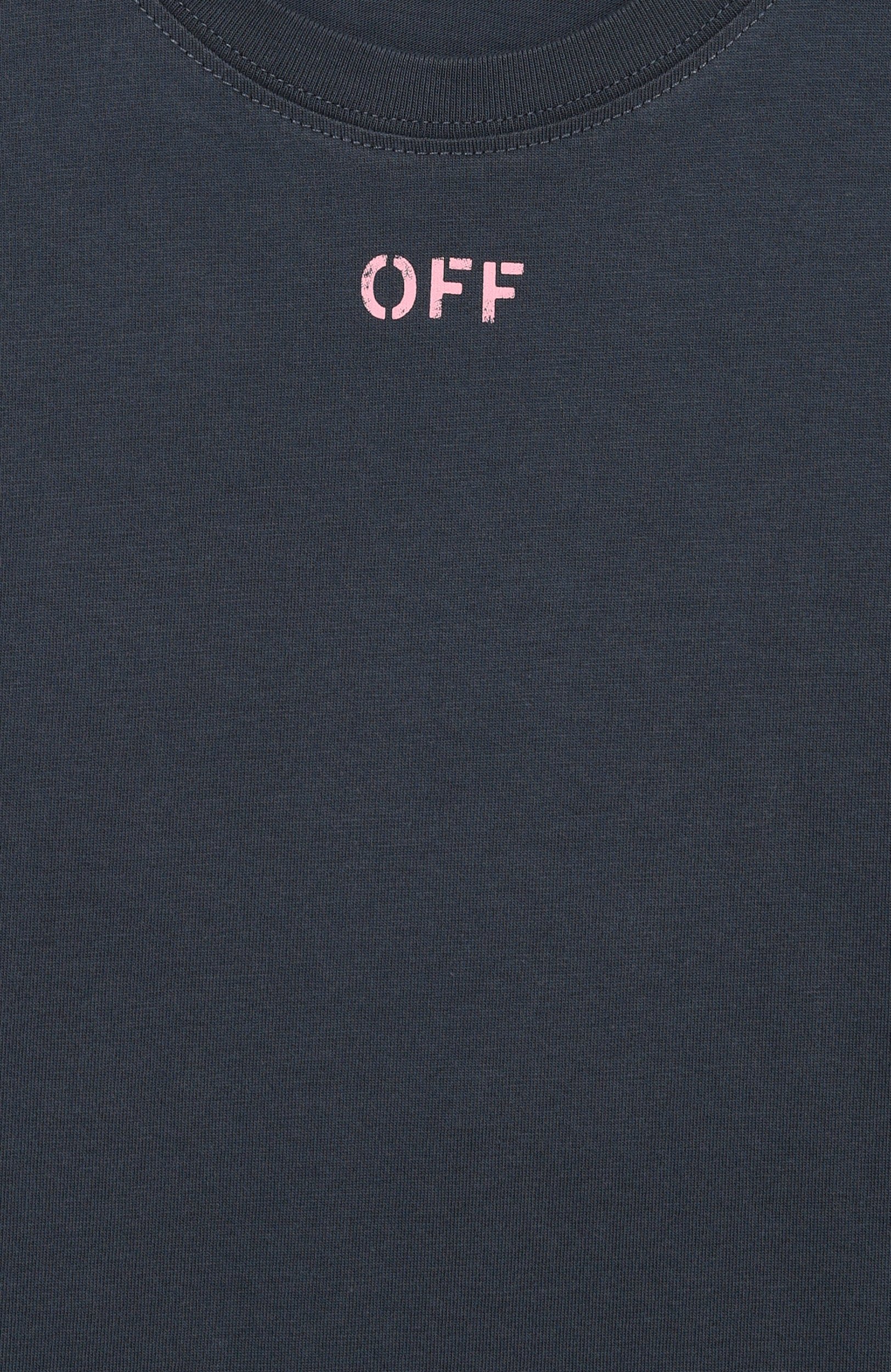 Хлопковая футболка OFF-WHITE, арт. 0GAA001F26JER0034, фото 3