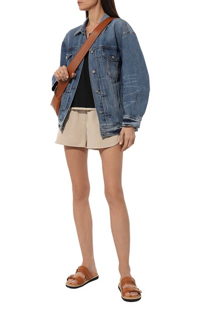 Женские хлопковые шорты BRUNELLO CUCINELLI, арт. MD869SB989