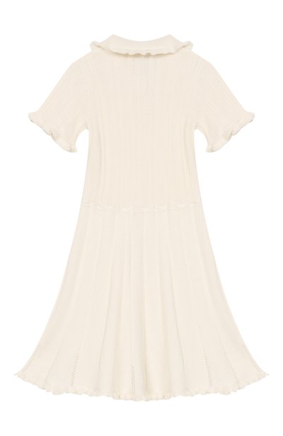 Платье из хлопка и кашемира BONPOINT, арт. S06GDRK00003/4A-8A