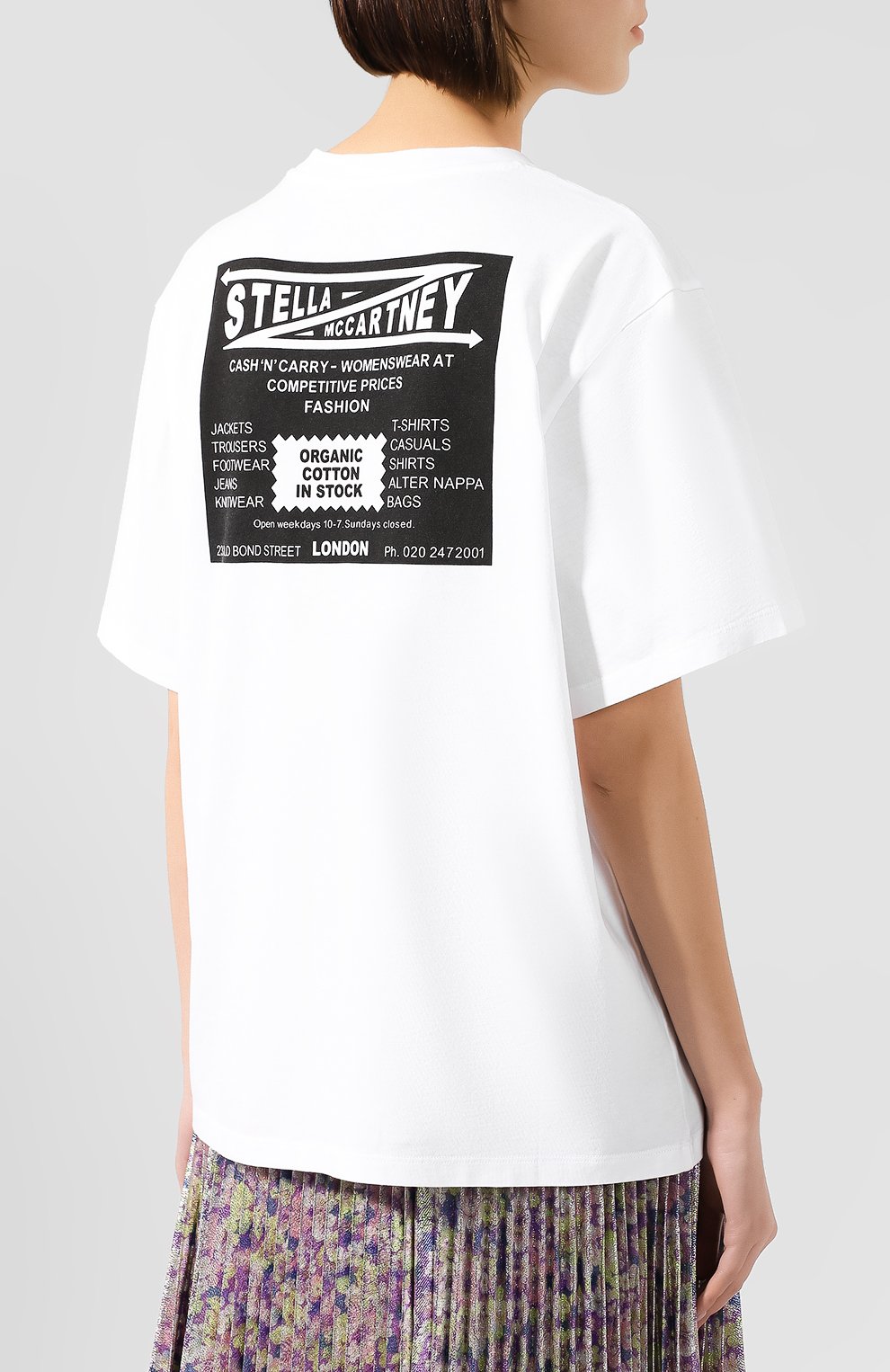 Хлопковая футболка STELLA MCCARTNEY, арт. 511240/SMW27, фото 4