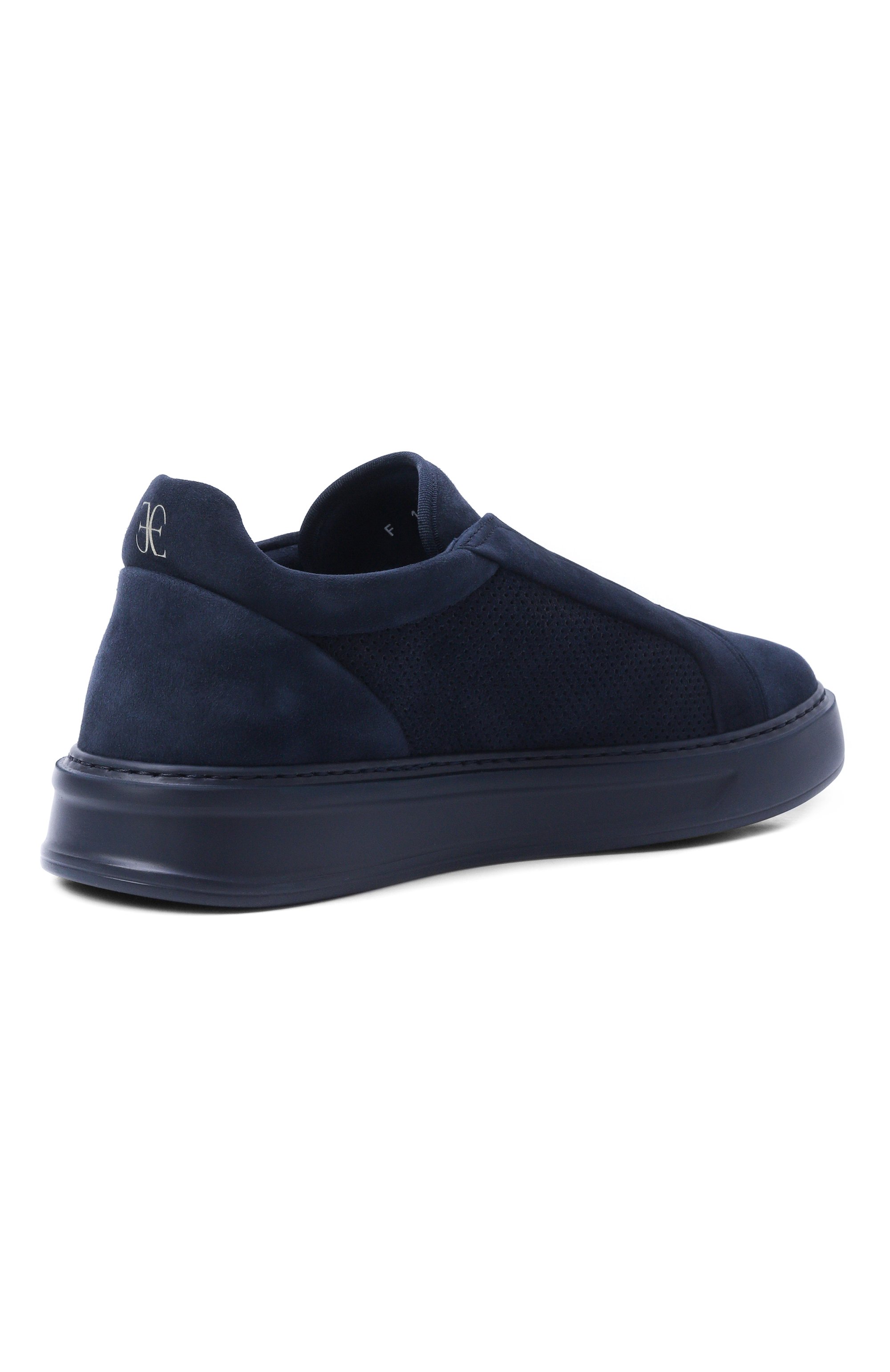 Замшевые кеды polignano FABI темно-синего цвета по цене 53100 руб., арт. FU1326/CAM0SCI0NE, фото 4 Замшевые кеды polignano FABI, арт. FU1326/CAM0SCI0NE, фото 4