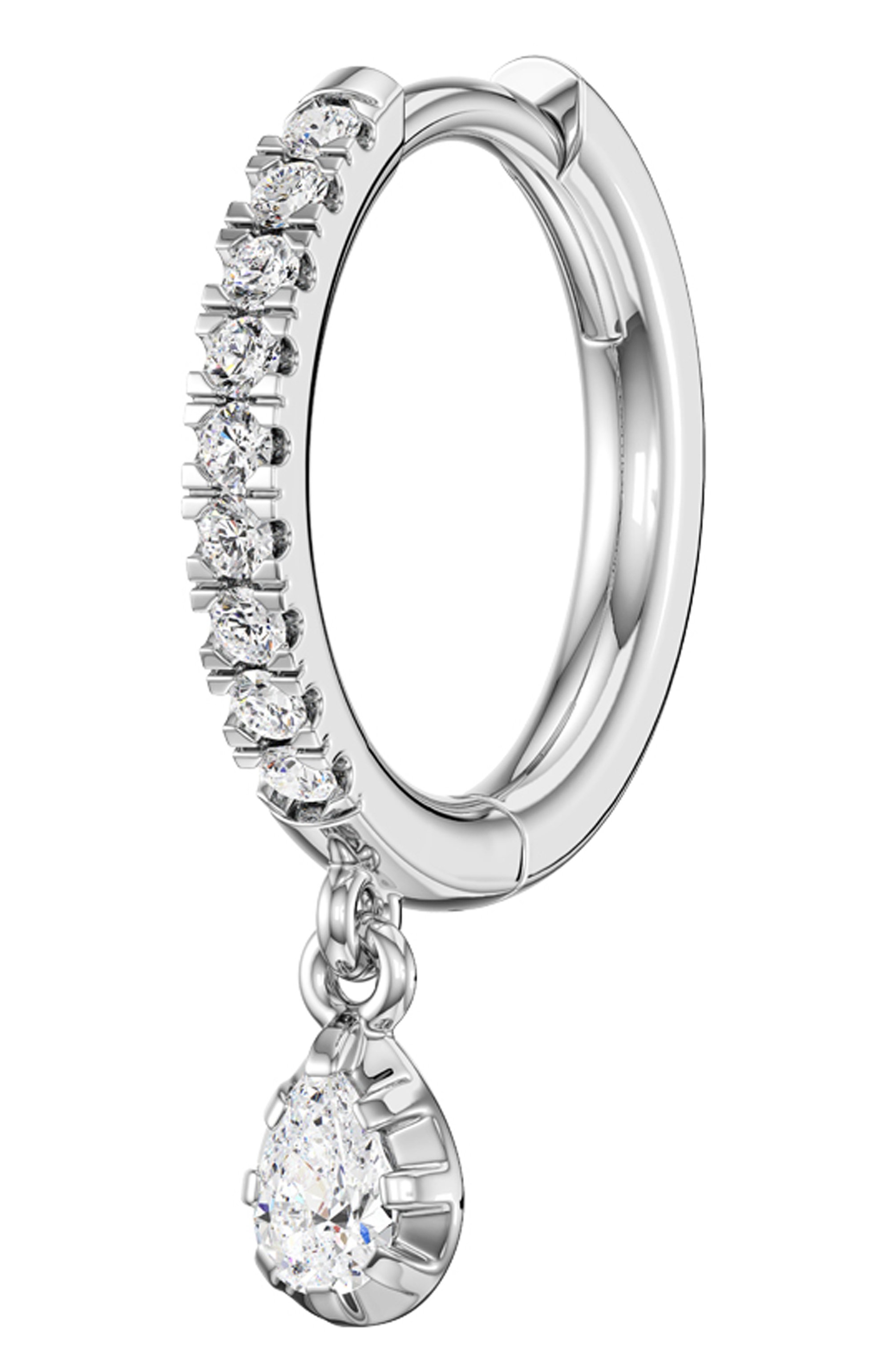 Серьга SERENDIPITY бесцветного цвета по цене 138000 руб., арт. EJE0008AW, фото 1 Серьга SERENDIPITY, арт. EJE0008AW, фото 1