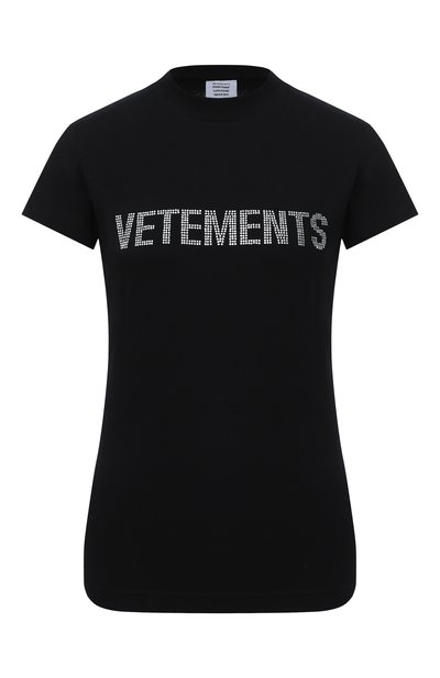 Женская футболка VETEMENTS, арт. WAH21TR523 1607/BLACK
