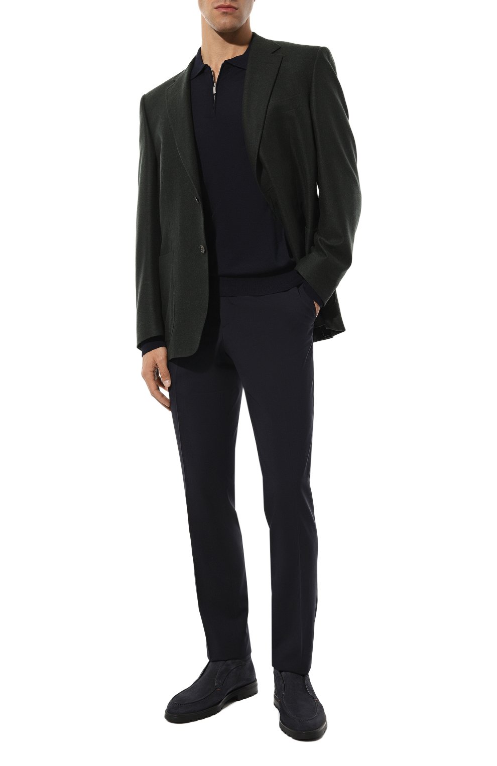 Замшевые ботинки detroit SANTONI, арт. MGDG17823NE0BSU0, фото 2