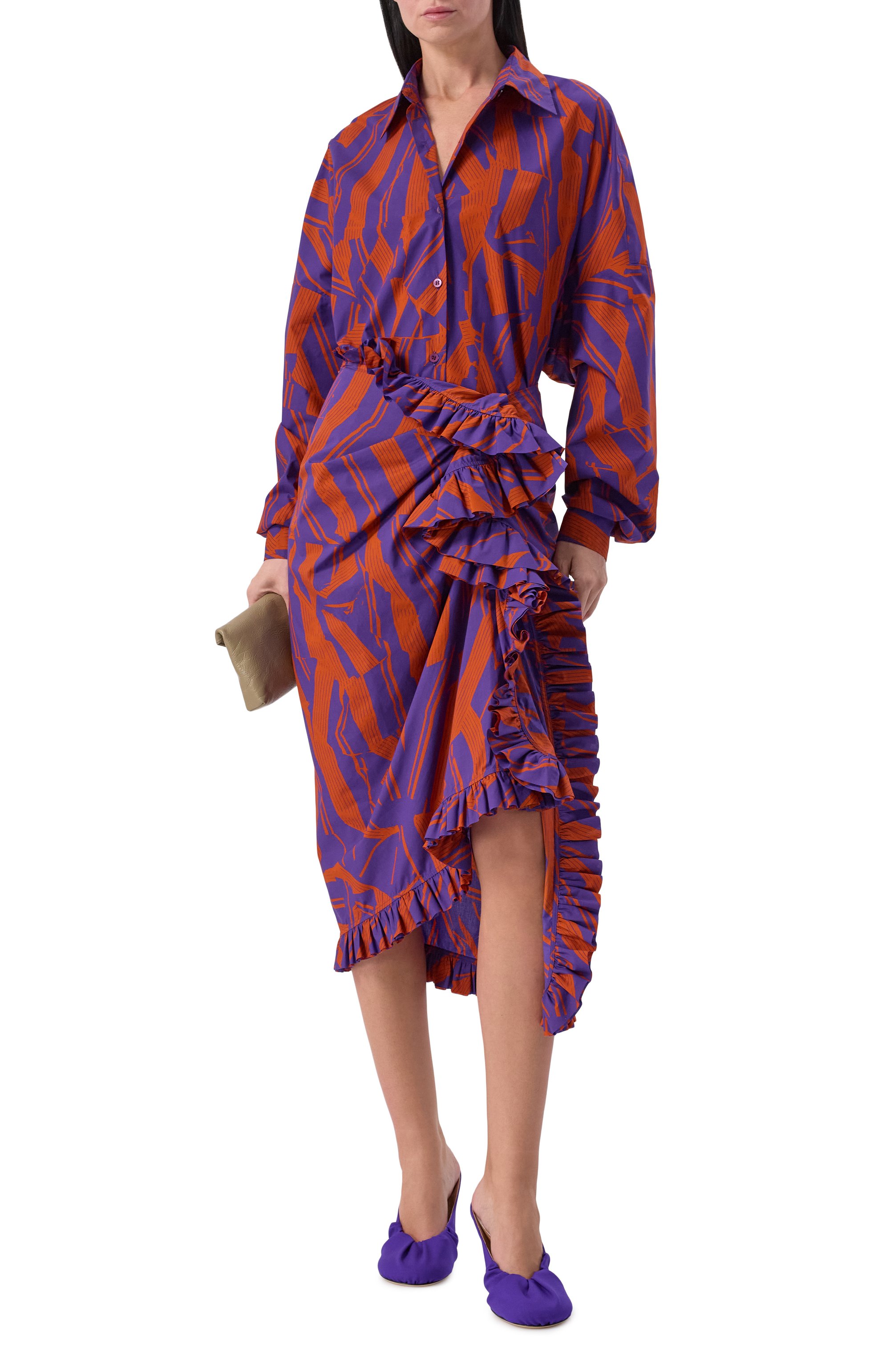 Хлопковая рубашка DRIES VAN NOTEN, арт. 130700/3003, фото 2