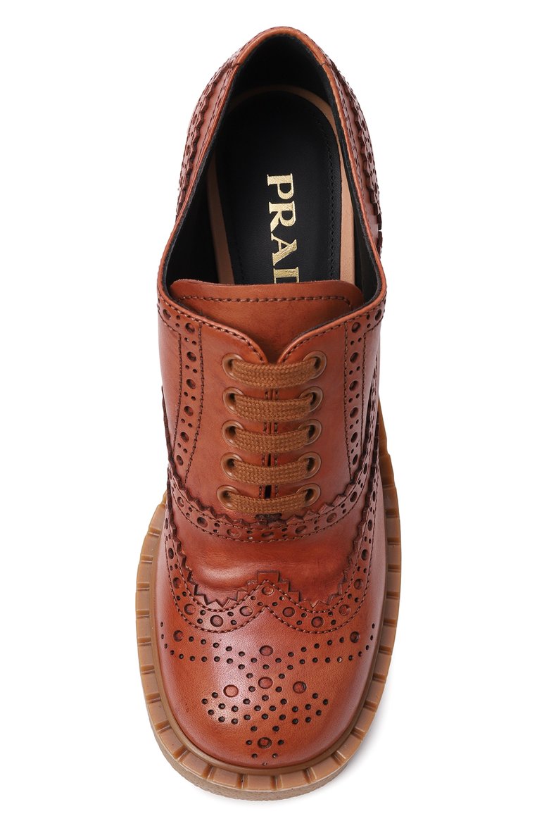 Кожаные ботильоны PRADA, арт. 1E341M-3F33-F0352-F-110, фото 4