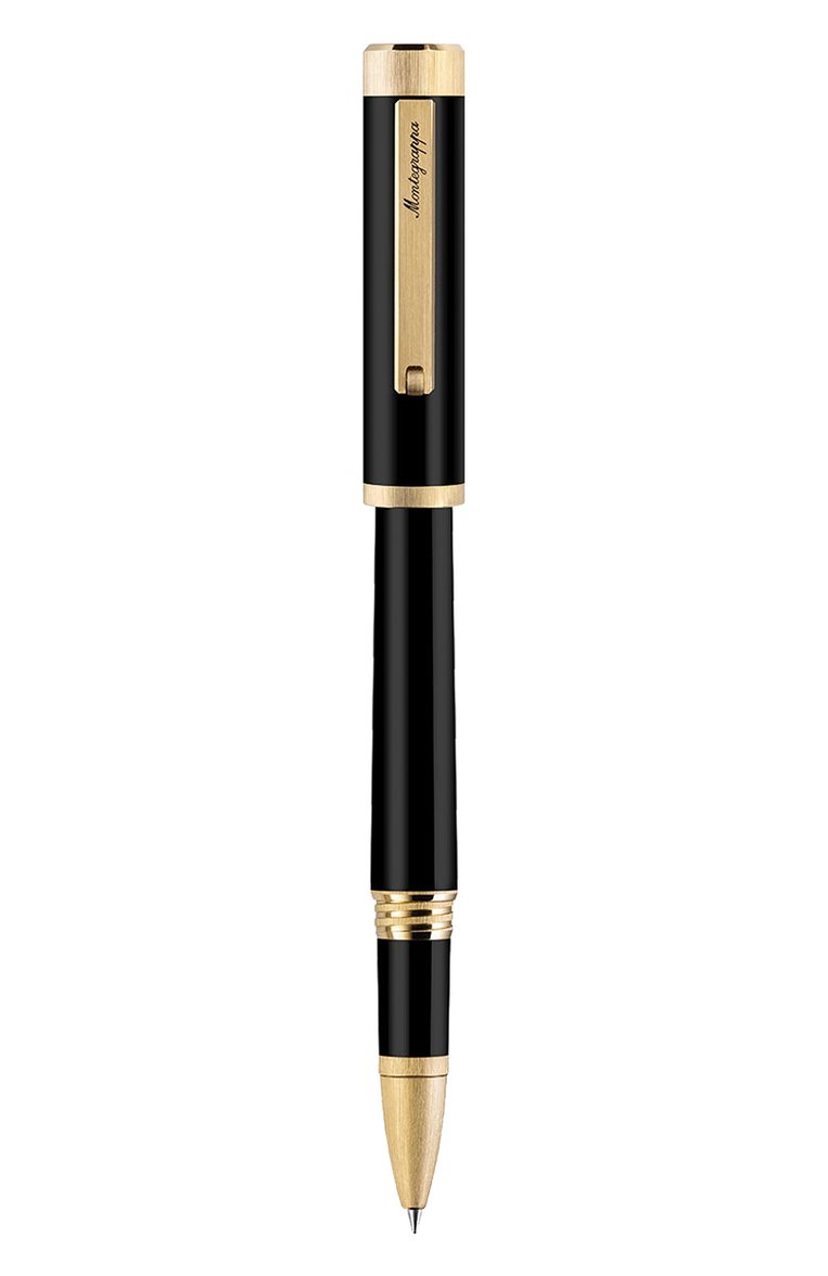 Ручка-роллер MONTEGRAPPA черного цвета, арт. ISZEIRIY | Фото 3 (Региональные ограничения белый список (Axapta Mercury): Не проставлено; Нос: Не проставлено; Ограничения доставки: m-style)