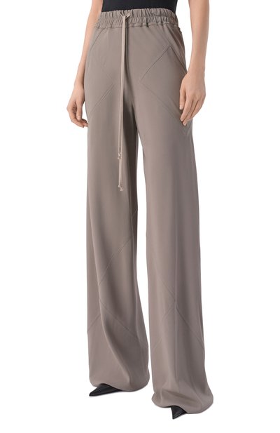 Брюки RICK OWENS серого цвета по цене 98450 руб., арт. RP02F5304/HY, фото 3 Брюки RICK OWENS, арт. RP02F5304/HY, фото 3
