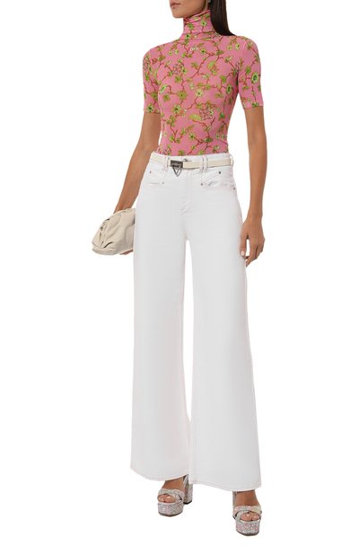 Текстильные босоножки gaia 140 JIMMY CHOO, арт. GAIA 140/AKW, фото 2