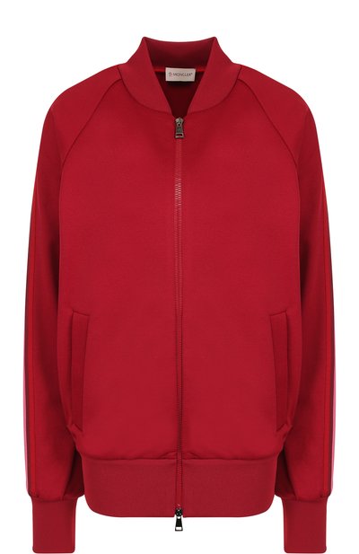 Женский кардиган на молнии с контрастной отделкой MONCLER, арт. D2-093-84566-00-829B5