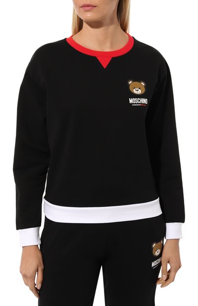 Хлопковый свитшот MOSCHINO, арт. 232V6/V1719/4413, фото 3