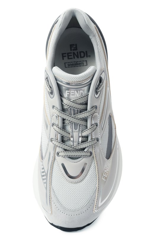 Комбинированные кроссовки First 1 Fendi 8E8452 AQ70 Серый  8E8452 AQ70 Фото 6