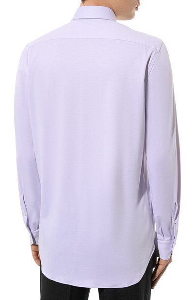 Рубашка ZILLI сиреневого цвета по цене 79150 руб., арт. CLAF01ZS00P51ZS410816, фото 4 Рубашка ZILLI, арт. CLAF01ZS00P51ZS410816, фото 4