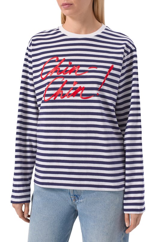 Хлопковый лонгслив Les Archives LA_202 Разноцветный  LA_202 Фото 3