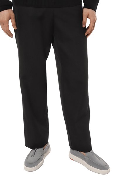 Замшевые слипоны SANTONI, арт. MBCD21439BARCSB5Z23, фото 3