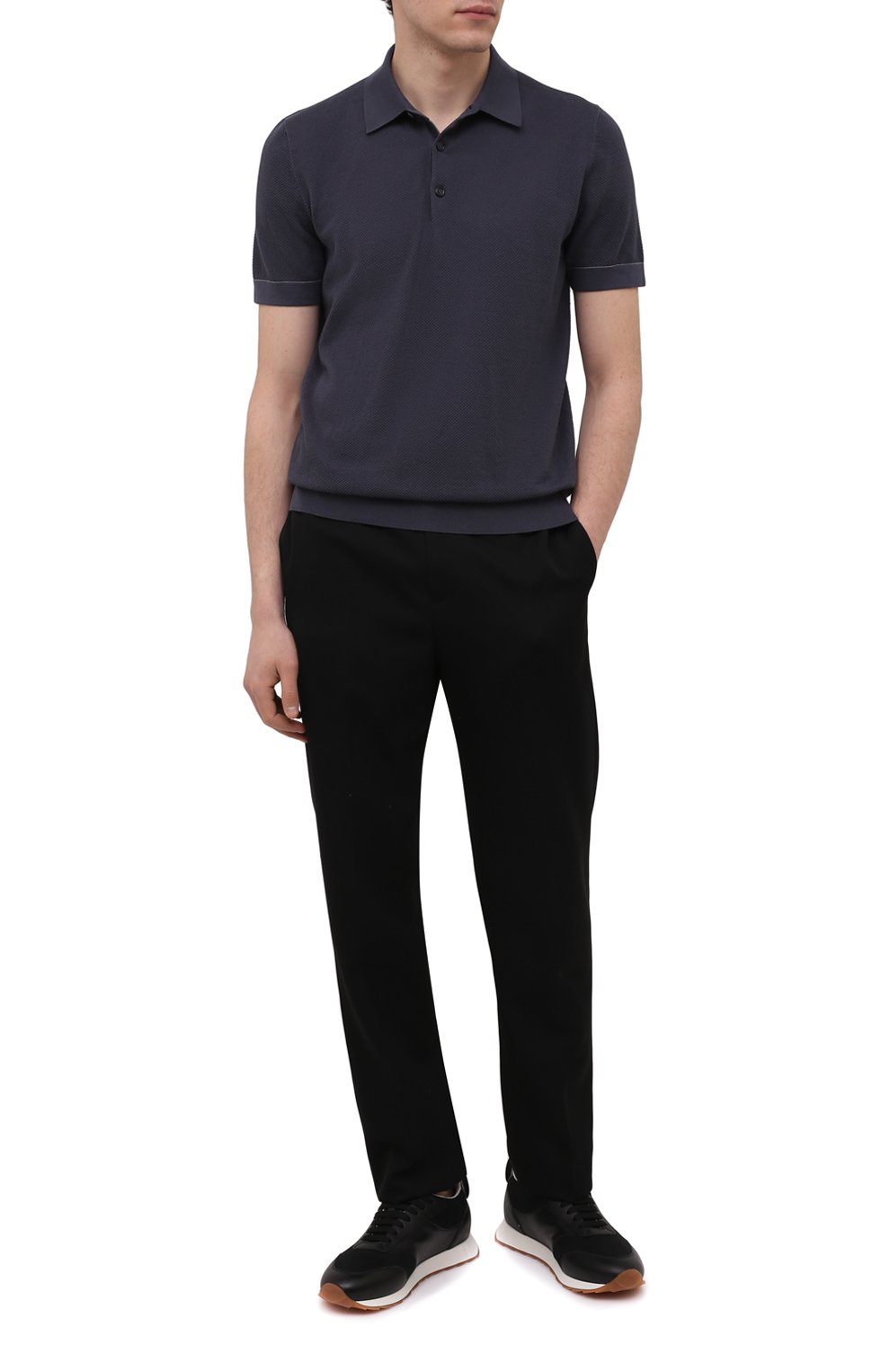 Хлопковое поло BRIONI, арт. UMR200/P0K15, фото 2