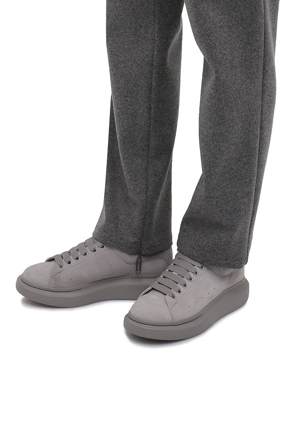 Замшевые кеды oversized ALEXANDER MCQUEEN, а рт. 553680/WHV67, фото 3